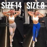 Ingin menginspirasi pengikutnya, Chessie pun mengungkap jika ukuran tidaklah terlalu penting. Ia membuktikannya dengan menggunggah foto saat menggunakan baju ukuran 14 dan delapan yang diambil secara bergantian. Intinya, keduanya sama-sama terlihat bagus dan yang terpenting adalah kenyamanan. Foto: Instagram Chessie King