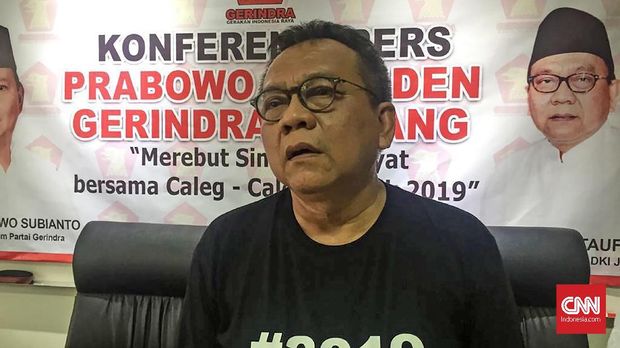  Wakil Ketua DPRD DKI Jakarta dari Fraksi Partai Gerindra Mohamad Taufik, yang juga eks napi korupsi, Selasa (24/4). 