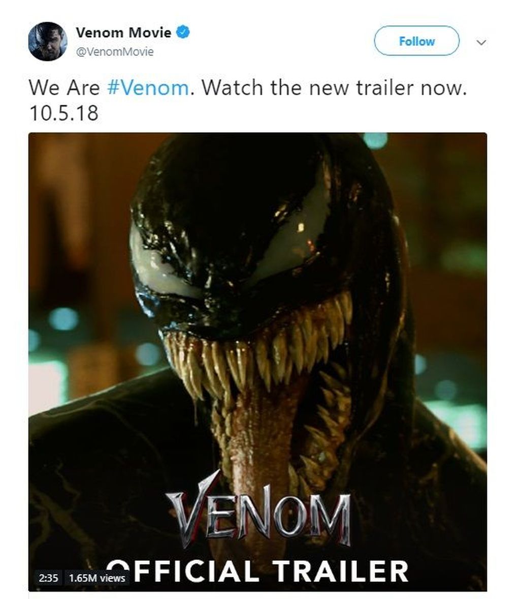 Meme Kocak Venom Banjiri Media Sosial
