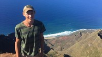 Serangan ular derik didapatnya ketika dia hiking di Utah, 3 tahun lalu. (Foto: Dok. Facebook Dylan McWilliams)