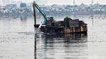 Foto: Waduk Pluit Dibersihkan