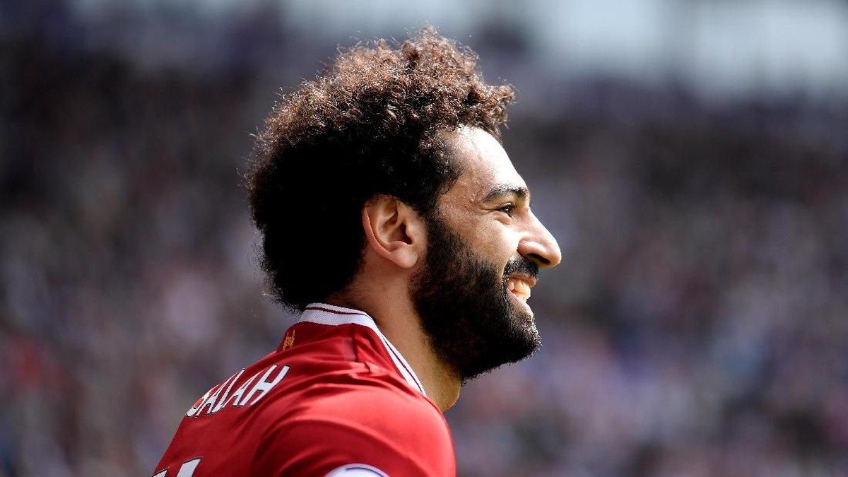 Mohamed Salah di ambang rekor Steven Gerrard. (Foto: Laurence Griffiths/Getty Images)
