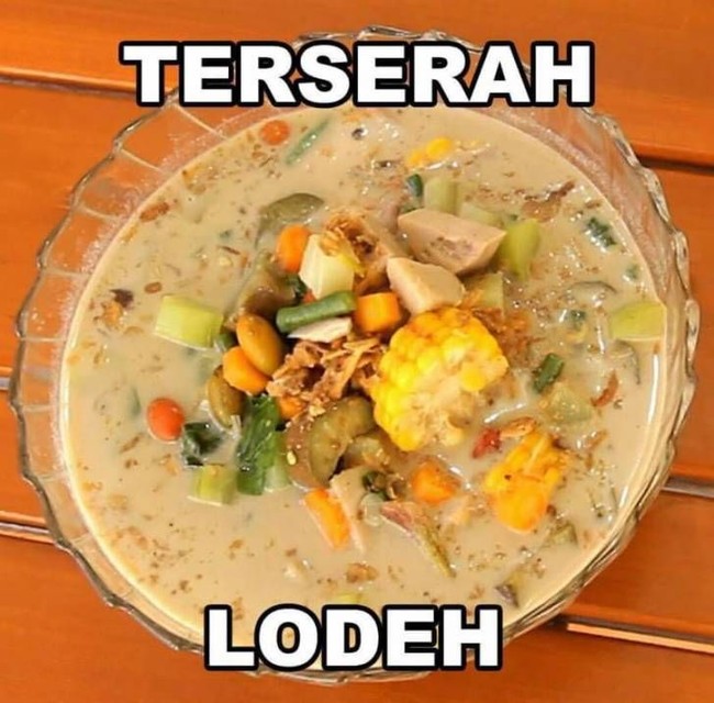Ketika sayur lodeh jadi terserah lo deh Foto: Istimewa