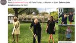 Foto: Bagai Pinang Dibelah Dua, Ini Wanita yang Disebut Mirip Trump