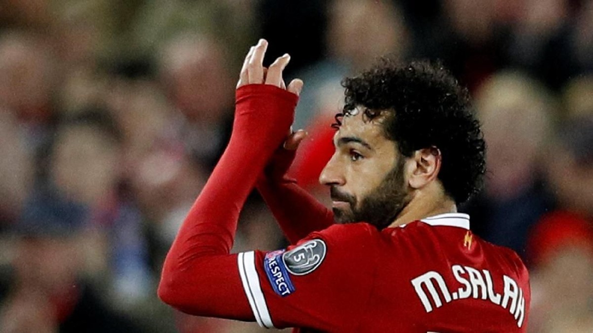 Mohamed Salah tampil luar biasa saat Liverpool mengalahkan AS Roma (Phil Noble/Reuters)
