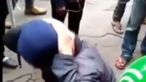 Foto: Viral Ojol Perempuan Disuruh Squatjump hingga Pelaku Minta Maaf
