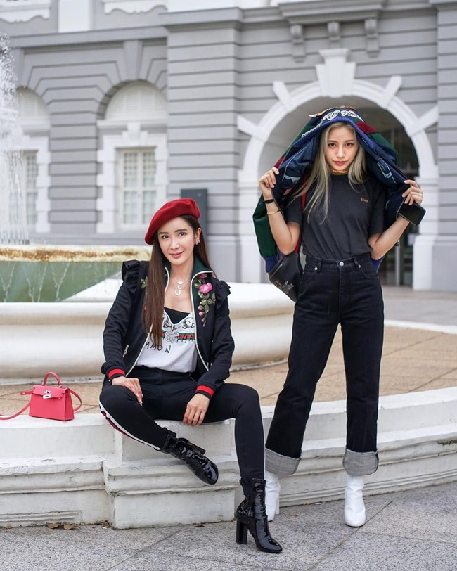 Jamie Chua dikenal rutin merawat wajah dan tubuhnya dengan merek kecantikan yang dirilisnya, Luminous1. Sehingga tidak mengherankan jika sosialita Singapura ini terlihat awet muda. Foto: Instagram/ec24m