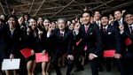 Foto: 1.600 Buah Pesawat Kertas Maskapai Jepang