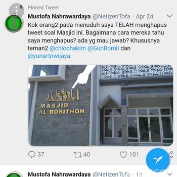 Kaligrafi di Masjid yang Disebut Mirip Salib Dicopot, akan Diperbaiki