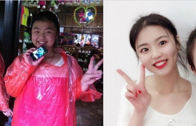 Kelebihan berat badan kerap kali membuat wanita tak percaya diri. Seperti yang dialami oleh remaja asal China ini yang memutuskan untuk diet demi mendapatkan pacar. Foto: Weibo