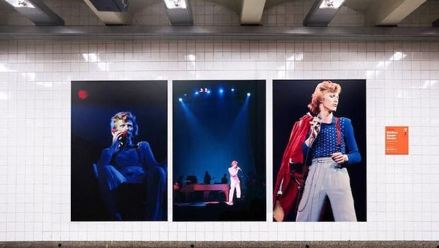 Karya Seni David Bowie 'Intervensi' Subway di New York