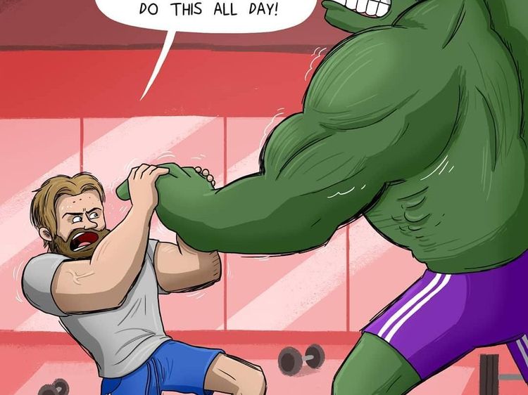 Persiapan Avengers Lawan Thanos dalam Balutan Kartun Kocak
