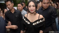 Nagita Slavina balik ke layar lebar. Ia membintangi horor The Secret dan dikabarkan menerima horor dengan jumlah fantastis. Foto: Pool/Noel/DetikFoto.