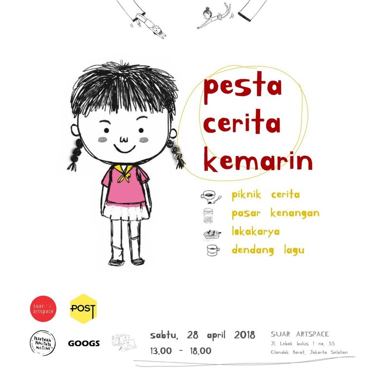 Suar Artspace Gelar Pesta Cerita Kemarin Akhir Pekan Ini Suar Artspace Gelar Pesta Cerita Kemarin Akhir Pekan Ini