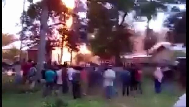 Kebakaran sumur minyak di Aceh Timur