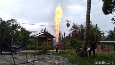 Api Belum Padam, Begini Kondisi Terkini Sumur Ilegal Aceh Timur