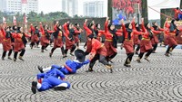 Menurut Presiden RI Joko Widodo, peran wanita semakin besar bukan karena kuota yang ditetapkan pemerintah, namun peran wanita semakin strategis karena masyarakat dan  pemerintah butuh peran wanita, peran unik wanita dalam memberikan rasa aman dan pelayanan yang  prima kepada masyarakat. Dok. Puspen TNI.