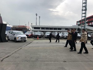 Jokowi Resmikan Ekspor Pertama Mitsubishi Xpander