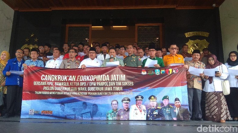 Ini Cara Kapolda, Pangdam, KPU dan Bawaslu Wujudkan Pilgub Aman Ini Cara Kapolda, Pangdam, KPU dan Bawaslu Wujudkan Pilgub Aman