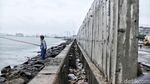Ini Bentuk Tanggul Penahan Banjir Jakarta