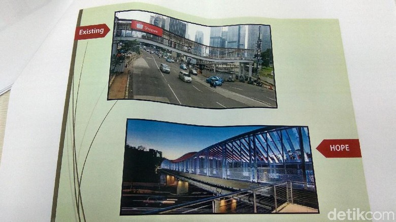 JPO Sudirman Berkonsep Modern, Anies: Cermin Jakarta Kota Maju JPO Sudirman Berkonsep Modern, Anies: Cermin Jakarta Kota Maju