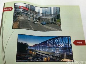Sandiaga: JPO Dekat GBK Hanya Dirapikan