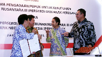 Sinergi BNI, PI, dan PTPN Penuhi Kebutuhan Pupuk
