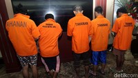5 Orang ditangkap dan 1 pelaku tewas.