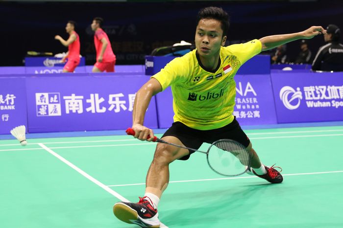 Anthony Ginting kandas di babak kedua Kejuaraan Bulutangkis Asia. (Foto: Tim Humas dan Social Media PP PBSI) Anthony Ginting kandas di babak kedua Kejuaraan Bulutangkis Asia. (Foto: Tim Humas dan Social Media PP PBSI)