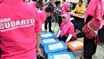 Aksi Palang Pintu Antar Sudarto Daftar jadi Calon Anggota DPD