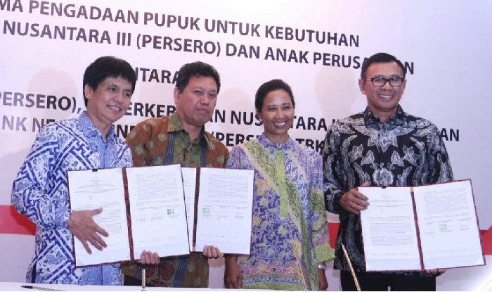 Sinergi BNI, PI, dan PTPN Penuhi Kebutuhan Pupuk