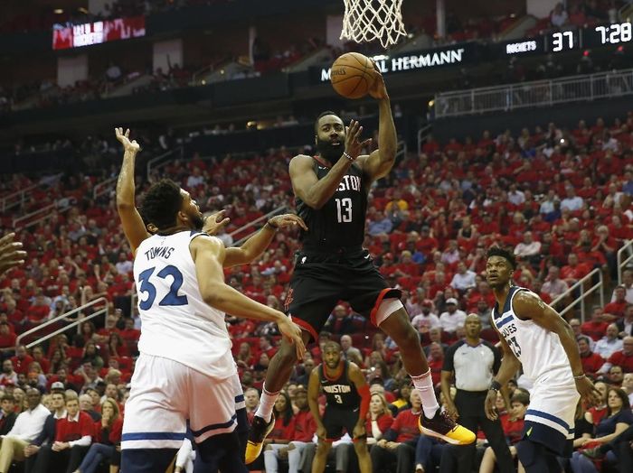 Houston Rockets ke semifinal Wilayah Barat NBA. (Foto: Tim Warner/Getty Images) Houston Rockets ke semifinal Wilayah Barat NBA. (Foto: Tim Warner/Getty Images)