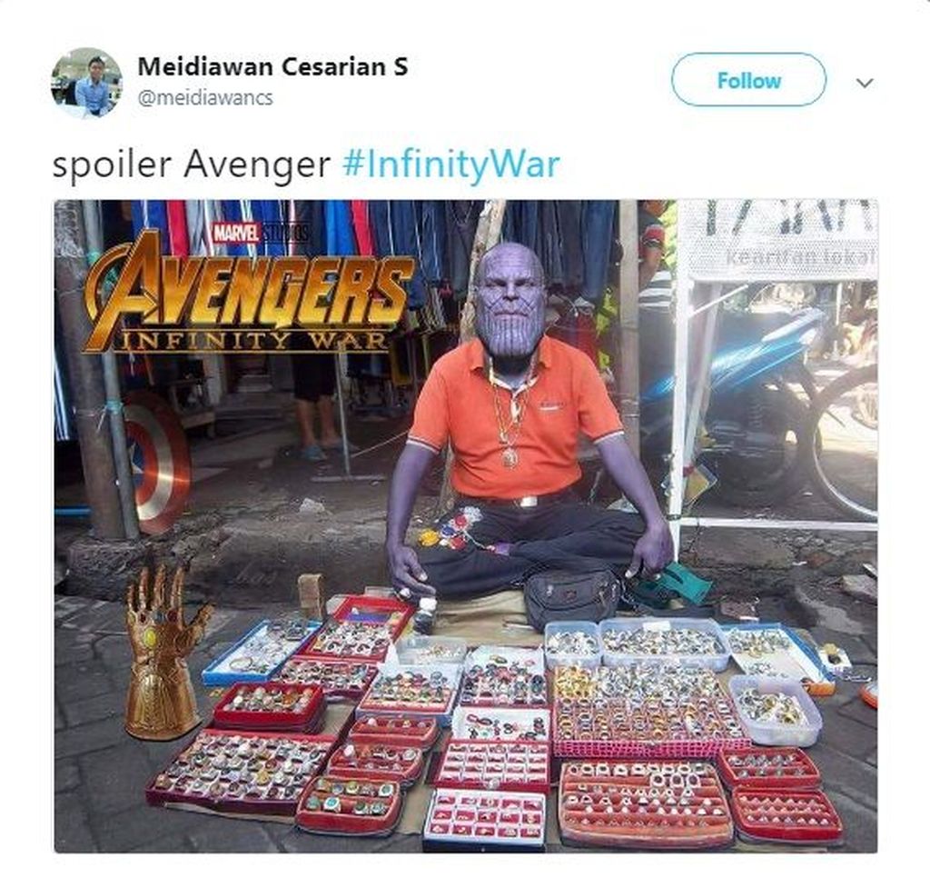 Meme Kocak Spoiler Avengers: Infinity War