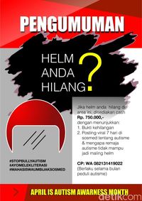 Curhat Seorang Ibu Putranya yang Autis Dituduh Maling Helm