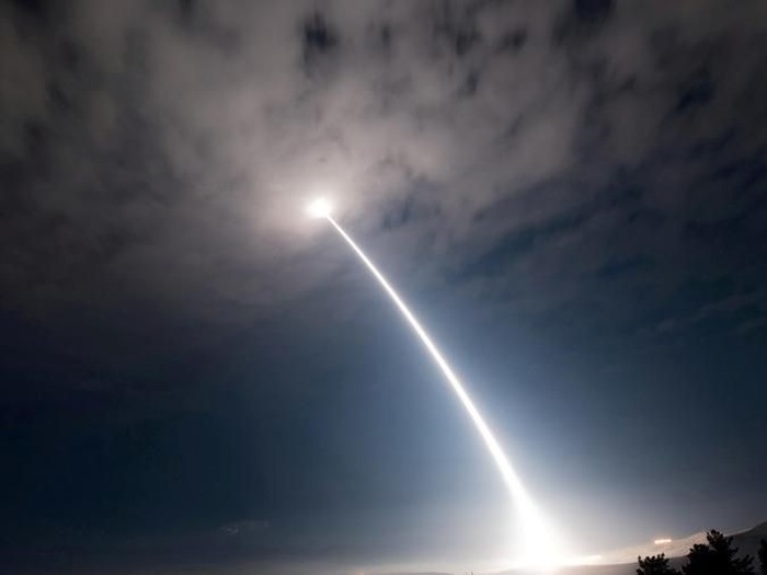 Minuteman III launches from Vandenberg Air Force Base in November 2017. © US Air Force / Reuters