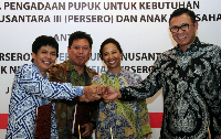 Sinergi BNI, PI, dan PTPN Penuhi Kebutuhan Pupuk