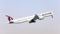 Penerbangan non stop terpanjang di dunia saat ini ada dari Qatar Airlines rute Doha ke Auckland, Selandia Baru. Perjalanannya selama 17 jam 30 menit dengan jarak lebih dari 14.539 kilometer (CNN Travel)