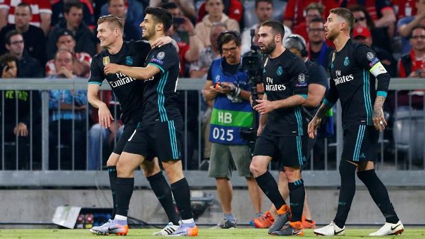 Real Madrid meraih kemenangan di leg pertama semifinal Liga Champions 2017/2018.