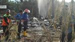 Foto: Lokasi Sumur Minyak Meledak di Aceh Luluh Lantak