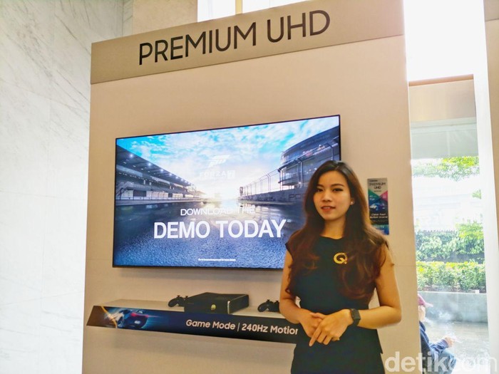 Peluncuran televisi bunglon Samsung. Foto: Adi Fida Rahman/detikinet Peluncuran televisi bunglon Samsung. Foto: Adi Fida Rahman/detikinet