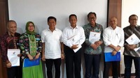 Perombakan direksi di Perum Bulog menjadi salah satu bentuk penyegaran manajemen perusahaan untuk memperkuat perannya sebagai stabilisator harga pangan serta bahan pokok lainnya di luar beras dalam rangka menjaga ketahanan pangan nasional. Pool/Kementerian BUMN.