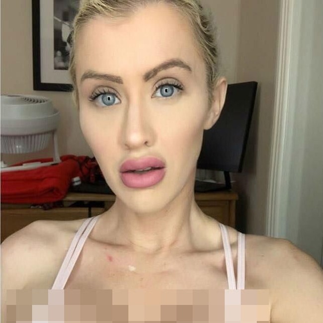 Dengan penampilan barunya yang hot itu, Katie pun dilirik oleh pria-pria tajir. Katie pun kini menerima uang dari pria-pria tersebut.  Foto: Instagram