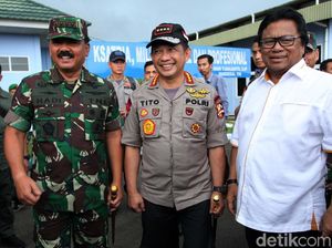Panglima TNI, Kapolri dan Ketua DPD Tinjau Perbatasan
