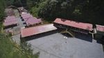 Before After Sekolah dan RS yang Dibakar Grup Separatis di Mimika