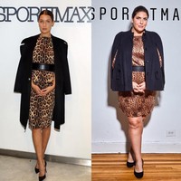 Katie Sturino mulai menirukan gaya dan pose fashion icon dunia sejak dua tahun lalu. Konten foto-fotonya itu ia beri judul #Supersizethelook. Foto: Instagram/the12ishstyle