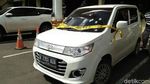 Mobil Perampok Penumpang Grab yang Penuh Lubang Diberondong Polisi
