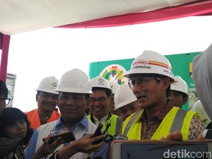 Sandiaga Pastikan Venue Asian Games Rampung Tepat Waktu