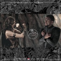 Ayo kita beradu! Siapa yang bakal menang? tantang Wonder Woman kepada Black Panther. Foto: Instagram/@nightfury_artwork