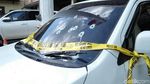 Mobil Perampok Penumpang Grab yang Penuh Lubang Diberondong Polisi