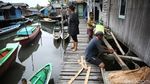 Kondisi Kampung Terdampak Tumpahan Minyak Mulai Normal